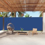 VidaXL Copertină laterală retractabilă, albastru, 220x1000 cm