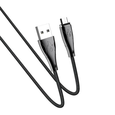 Cablu MicroUSB magnetic U75 Hoco Negru foto