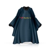 Cumpara ieftin Pelerina - POP BARBERS - frizerie/coafor - Guler Neopren - Inchidere capse - Logo fata