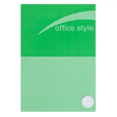 Caiet Matematică, Office Style, A4, 40 File, Verde foto