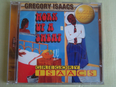 GREGORY ISAACS - Work Up A Sweat - C D Original ca NOU foto