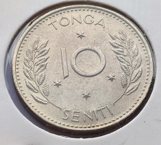 24. Moneda Tonga 10 seniti 1967 (Salote Tupou III )