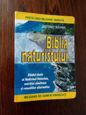Jethro Kloss Biblia naturistului foto