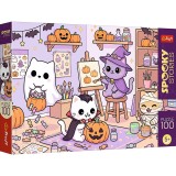 Puzzle Trefl 100 piese Spooky Stories - Micul atelier de magie
