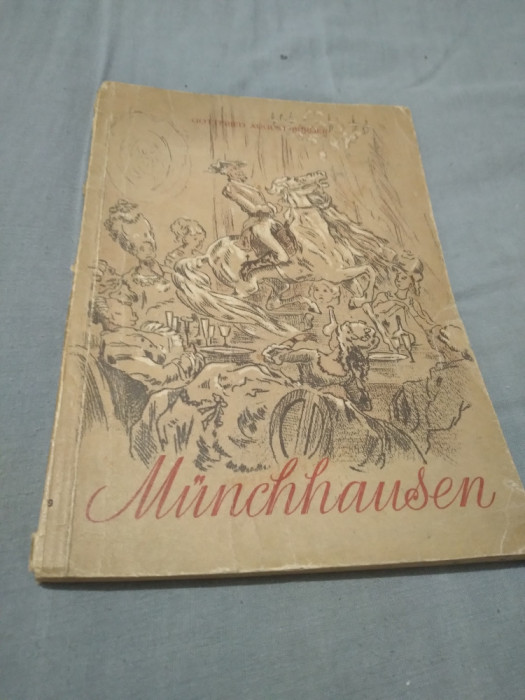 MUNCHHAUSEN-GOTTFRIED AUGUST BURGER EDITURAQ TINERETULUI 1955