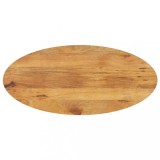 vidaXL Blat de masă oval, 100x50x2,5 cm, lemn masiv de mango