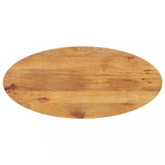 vidaXL Blat de masă oval, 120x50x2,5 cm, lemn masiv de mango foto