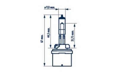 Bec Far H27w/1 12V Pg13 27W Narva 79107 48041 foto