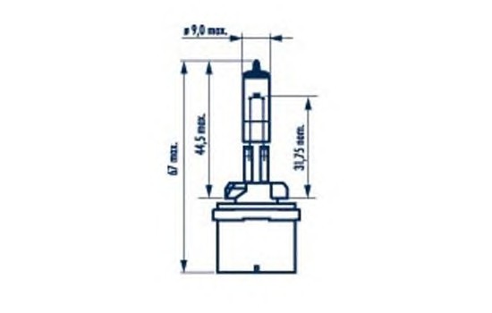 Bec Far H27w/1 12V Pg13 27W Narva 79107 48041