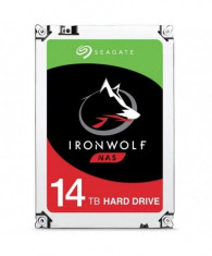 Hdd intern seagate 3.5 14tb ironwolf sata3 7200rpm 256mb foto