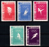 Romania 1956, LP 422, Jocurile Olimpice Melbourne, seria, MNH!