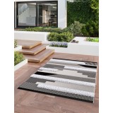 Covor Premium Belgian Model Richmond 15511-369, Marime 80 x 150 cm, Gri, Antialergic, Polipropilena, Living, Dormitor, Sufragerie, Birou