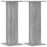 Cumpara ieftin Suporturi de plante 2 buc. gri sonoma 30x30x80cm lemn prelucrat