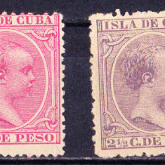 TSV$ - 1894 CUBA MICHEL 88-91 SERIE MH/*