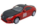 Macheta raliu Toyota 86 rosu scara 1/24 deschide usile si capotele, are sunete si lumini