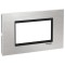 Rama Ornament 4M inox Schneider Eazy Styl argintiu negru LMR7664031