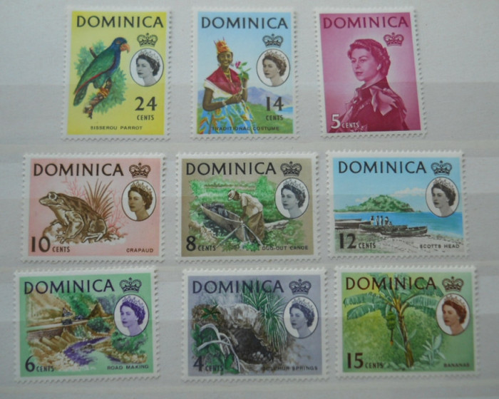 DOMINICA ELISABETA II MNH