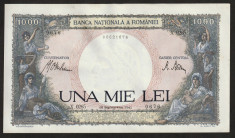 Romania, 1000 lei 1941_aUNC plus_fara pliuri_serie X.0265_0676 foto