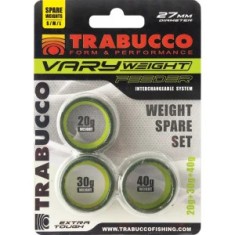 SET GREUTATI Trabucco AIRTEK PRO DISTANCE CAGE FEEDER XL 20g 35g 50g foto