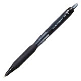 Pix Jetstream Uni-ball SXN-101, 0.7 mm, cu mecanism,scris negru, grip cauciucat