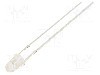 Dioda LED, 3mm, verde, 1560...2180mcd, 20mA, 2,8...3,6V, OPTOSUPPLY - OSG5TA3Z71A