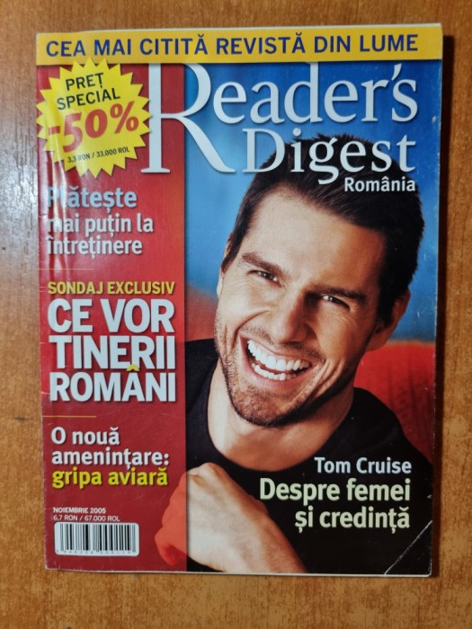 revista reader&#039;s digest romania noiembrie 2005