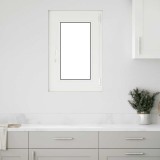 vidaXL Fereastră de subsol &bdquo;RISOR&rdquo; 50x75 cm oscilo-batantă DIN st&acirc;nga, albă