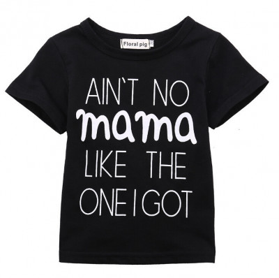 Tricou copii negru &amp;quot;Ain&amp;#039;t No Mama&amp;quot; Drool (Marime: 90) foto