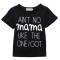 Tricou copii negru &quot;Ain&#039;t No Mama&quot; Drool (Marime: 100)