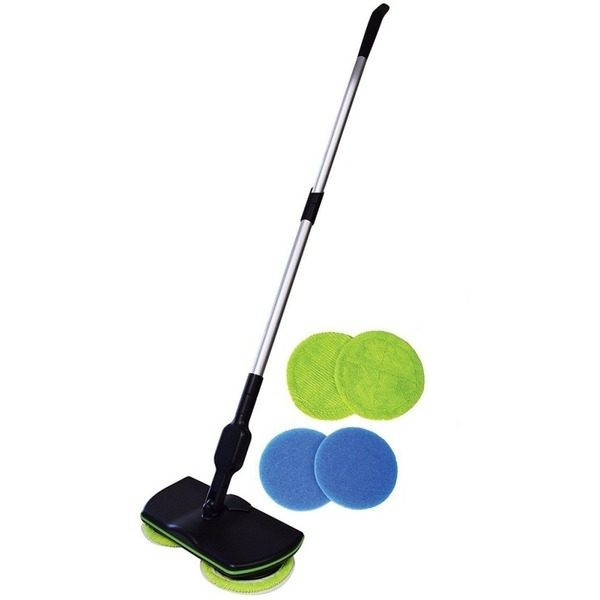 Mop electric rotativ de curatat si lustruit podele, Super Maid