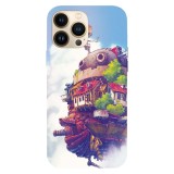 Husa compatibila cu Apple iPhone 14 Pro Max model Anime Howl&amp;#039;s Moving Castle, Silicon, TPU, Viceversa, Transparent, Carcasa