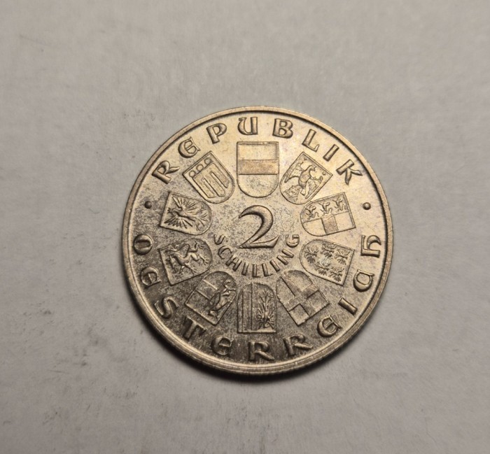2 Schilling 1931 UNC Mozart