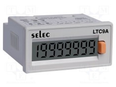 Contor digital SELEC LT9A pentru montare pe panou cu afișaj LCD