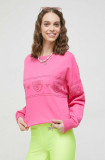 Cumpara ieftin Chiara Ferragni bluza Maxi Logomania femei, culoarea roz, cu imprimeu