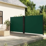 Copertina laterala retractabila, verde &icirc;nchis, 160x1200 cm GartenMobel Dekor, vidaXL