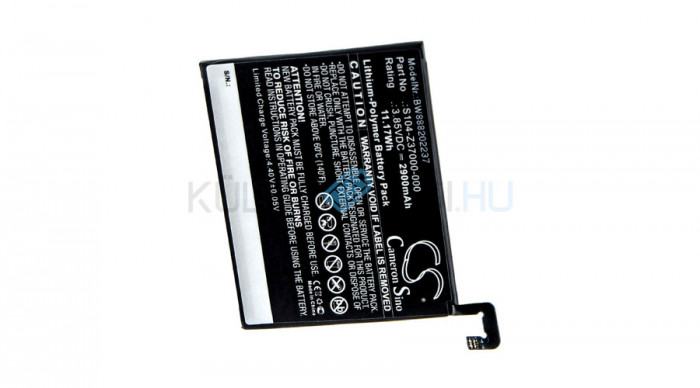 Baterie de telefon mobil VHBW Wiko 356580H, S104-Z37000-000 - 2900mAh, 3.85V, Li-polymer