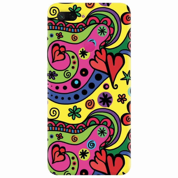 Husa silicon pentru Xiaomi Mi 8 Lite, Heart Color