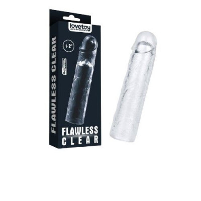 Prelungitor penis Flawless Clear Penis Sleeve Add 2&amp;#039;&amp;#039; foto