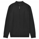 Cardigan pentru barbati, negru, marime M GartenMobel Dekor, vidaXL