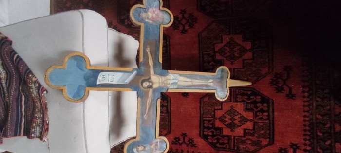 Icoana veche cruce secol 18