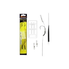 Carlige Legate Carp Academy Snowman Rig, 21cm, Nr.6, 25lbs, 2buc/plic foto