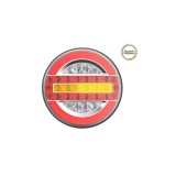 Lampa stop rotunda camion LED cu semnalizare dinamica 12-24V Cod:SL-5020 Automotive TrustedCars