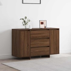 Bufet cu sertar Stejar brun 120 x 41 x 75 cm Lemn compozit