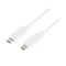CABLU alimentare si date LOGILINK, pt. smartphone, USB 3.2, USB Type-C (T) la USB Type-C (T), 0.5m, alb, &quot;CU0130&quot; (timbru verde 0.08 lei)