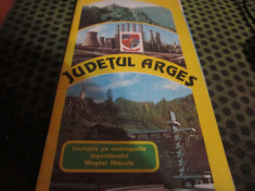 arges trecut prezent viitor program turistic an 1985 editat ont carpati ccp foto