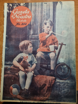 gazeta noastra mai 1931-nicolae iorga,carol al 2 lea foto