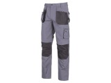 Pantaloni de lucru LAHTI PRO XL gri-negru 265g/m&sup2; rezistenți și confortabili