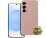 Husa MagSafe Silicon Roz Samsung Galaxy S25 Edge S937 OEM, Rezistenta Socuri, Wireless Charging