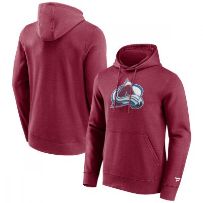 Colorado Avalanche hanorac de bărbați cu glugă Primary Logo Graphic Hoodie Rhododendron - M foto