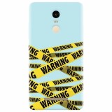 Husa silicon pentru Xiaomi Remdi Note 3, Warning